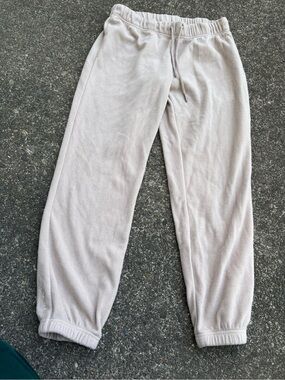 Head Cream Sweat Fleece Joggers for Kids